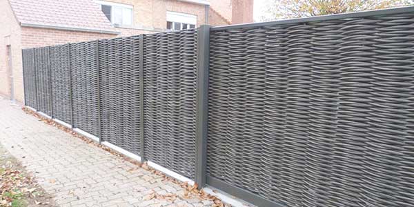 Afsluitingen - Gevlochten tuinschermen