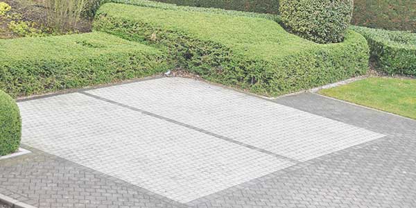 parking aanleggen met klinkers