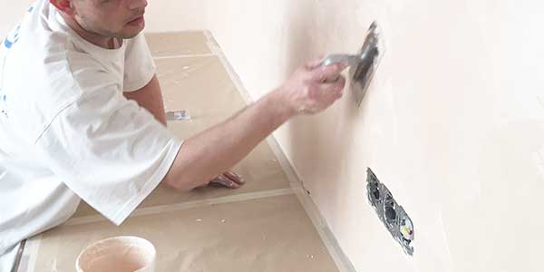 Pleisterwerken afwerkingslaag