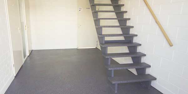 Trappen: voorbeeld van een open trap