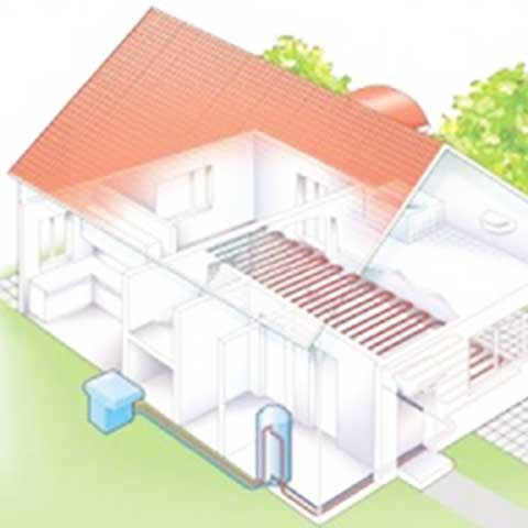 Warmtepomp - lucht installatie
