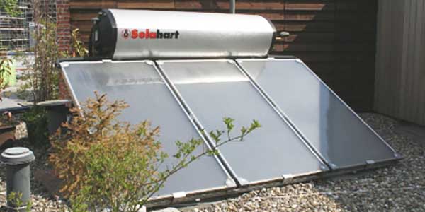 Zonneboiler - standaard installatie